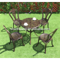 cheap price bistro dining sets stackable outdoor chairs garden round dining table